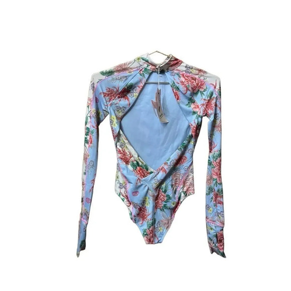 NWT We are HAH x Free People Gloves off 1 piece Bathing suit Body Suit XS - Picture 7 of 11